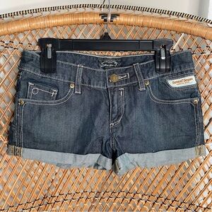 Seven Jeans Women's Dark Blue Denim Shorts